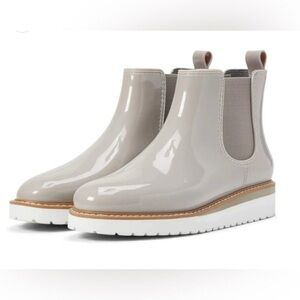 Steve Madden Gray Chelsea Rain Boots
